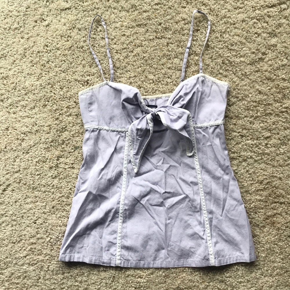 Strap light purple shirt. Gap size 0 (size xs)